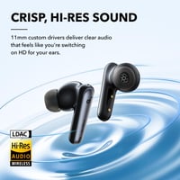 Bluetooth slúchadlá Soundcore by Anker Liberty 4 NC s potlačením hluku – čierne (repasované) 4