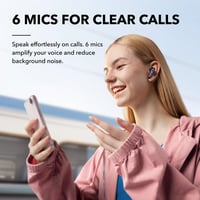 Bluetooth slúchadlá Soundcore by Anker Liberty 4 NC s potlačením hluku – čierne (repasované) 6