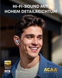 Bezdrôtové slúchadlá s potlačením hluku Soundcore by Anker Liberty 4 Pro, 7 senzorov, ANC v reálnom čase, rýchle nabíjanie, Hi-Fi zvuk, 6 mikrofónov 5