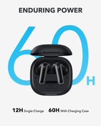 Căști wireless soundcore by Anker P40i cu anulare a zgomotului, BassUp, autonomie 60 de ore, IPX5, Bluetooth 5.3, carcasă 2 în 1 (Recondiționat) 4