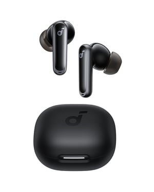 Căști wireless soundcore by Anker P40i cu anulare a zgomotului, BassUp, autonomie 60 de ore, IPX5, Bluetooth 5.3, carcasă 2 în 1 (Recondiționat)