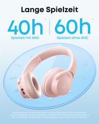 Soundcore by Anker Q20i Bluetooth fejhallgató ANC, 40 órás akkumulátor, Hi-Res Audio 5