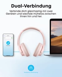 Soundcore by Anker Q20i Bluetooth fejhallgató ANC, 40 órás akkumulátor, Hi-Res Audio 7