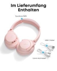 Soundcore by Anker Q20i Bluetooth fejhallgató ANC, 40 órás akkumulátor, Hi-Res Audio 8