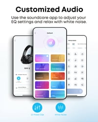 Bluetooth slúchadlá soundcore by Anker Q20i biele, hybridné aktívne potlačenie hluku, 40 hodín výdrže batérie s ANC, Hi-Res Audio, renovované 4