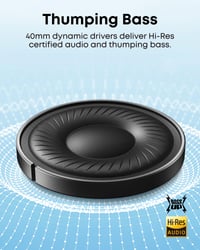 Bluetooth slúchadlá soundcore by Anker Q20i biele, hybridné aktívne potlačenie hluku, 40 hodín výdrže batérie s ANC, Hi-Res Audio, renovované 3