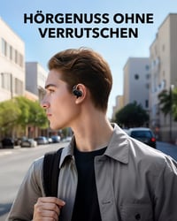 Slúchadlá soundcore by Anker V20i s otvorenou konštrukciou, nastaviteľnými háčikmi za uši a Bluetooth 5.4 4