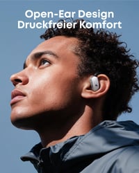 Căști open-ear soundcore by Anker V40i, căști cu design deschis ajustabile pentru orice ureche, purtare confortabilă 2