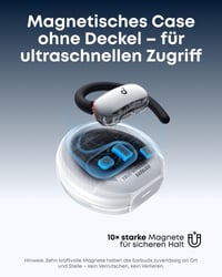 Căști open-ear soundcore by Anker V40i, căști cu design deschis ajustabile pentru orice ureche, purtare confortabilă 3