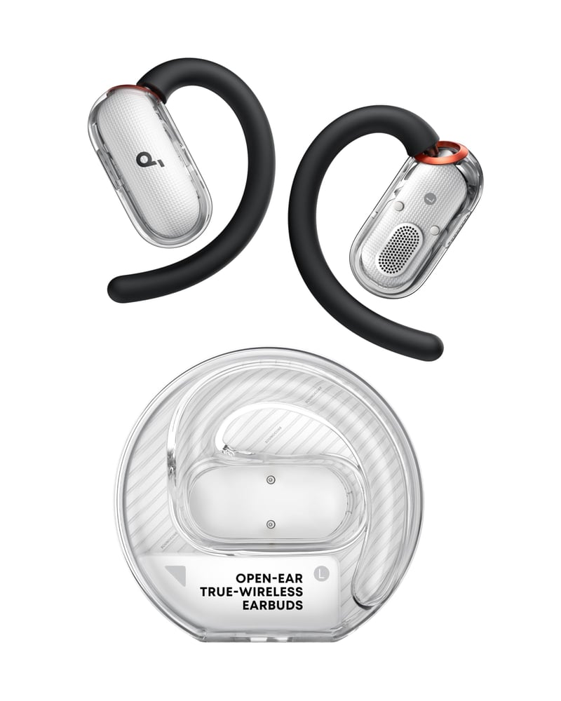 Căști open-ear soundcore by Anker V40i, căști cu design deschis ajustabile pentru orice ureche, purtare confortabilă