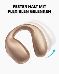 Slúchadlá soundcore C40i Anker s otvorenou konštrukciou, klip na ucho, flexibilný kĺbový dizajn, ovládanie tlačidlami, ľahké nosenie, náušný klip R 3