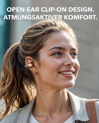 Slúchadlá soundcore C40i Anker s otvorenou konštrukciou, klip na ucho, flexibilný kĺbový dizajn, ovládanie tlačidlami, ľahké nosenie, náušný klip R 2