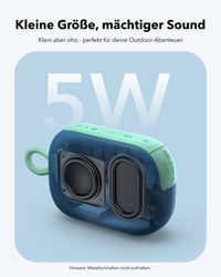 soundcore Select 4 Go Bluetooth hangszóró, 20 órás játszási idő, IP67 vízálló 3