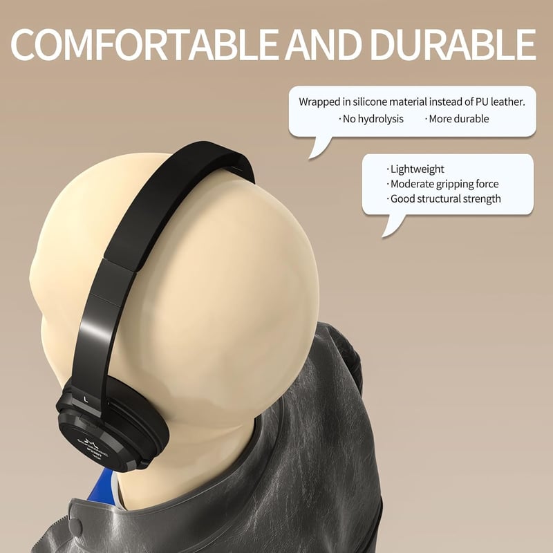 SoundMAGIC P23BT Bluetooth fejhallgató zajszűrés mikrofonnal, HiFi hang fekete
