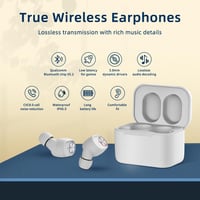 SoundMAGIC T60BT Bluetooth fülhallgató vezeték nélküli HiFi stereo mikrofon vízálló fehér 2