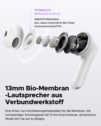 SoundPEATS Air5 Bluetooth Fülhallgató - Hi-Res/aptX Adaptív Hangzás, 13 mm Meghajtó, 30 Órás Üzemidő, Bluetooth 5.4, Vezeték Nélküli 6
