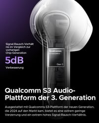 SoundPEATS Air5 Bluetooth Fülhallgató - Hi-Res/aptX Adaptív Hangzás, 13 mm Meghajtó, 30 Órás Üzemidő, Bluetooth 5.4, Vezeték Nélküli 3