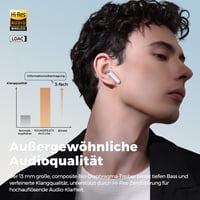 SoundPEATS Air5 Lite Bluetooth Fülhallgató - Hi-Res Hangzás, LDAC Kodek, 13mm Meghajtó, Térhangzás, Zajszűrés, 30 Órás Üzemidő, Applikációs  2