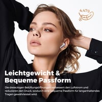 SoundPEATS Air5 Lite Bluetooth Fülhallgató - Hi-Res Hangzás, LDAC Kodek, 13mm Meghajtó, Térhangzás, Zajszűrés, 30 Órás Üzemidő, Applikációs  7