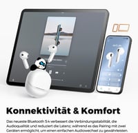 SoundPEATS Air5 Lite Bluetooth Fülhallgató - Hi-Res Hangzás, LDAC Kodek, 13mm Meghajtó, Térhangzás, Zajszűrés, 30 Órás Üzemidő, Applikációs  4