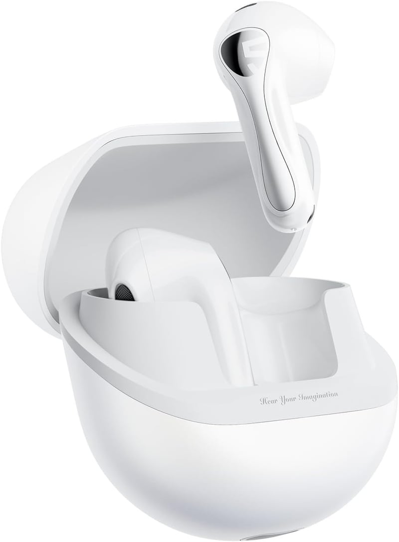 SoundPEATS Air5 Lite Bluetooth Fülhallgató - Hi-Res Hangzás, LDAC Kodek, 13mm Meghajtó, Térhangzás, Zajszűrés, 30 Órás Üzemidő, Applikációs 