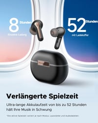 SoundPEATS Capsule3 Pro Bluetooth Fülhallgató - 43dB Hibrid ANC, Hi-Res Hang LDAC-kel, 6 Mikrofon, 52 Órás Üzemidő, Alkalmazásvezérlés, Veze 6