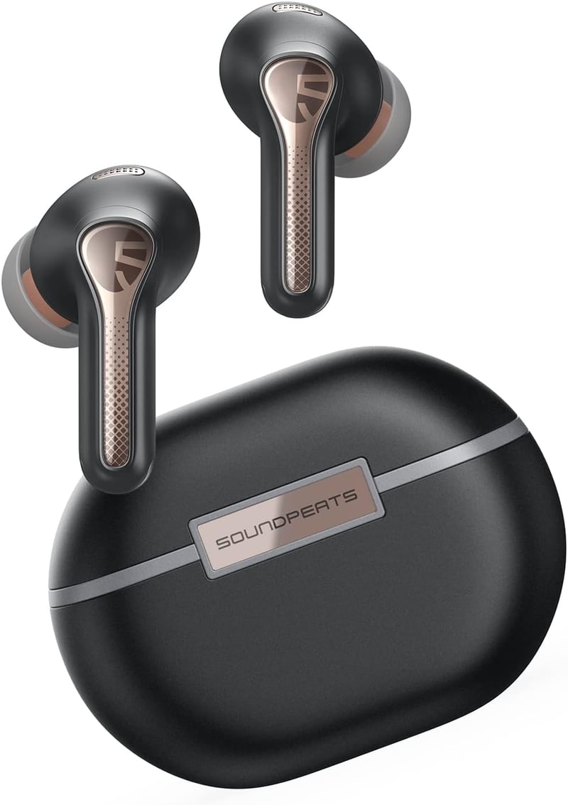 SoundPEATS Capsule3 Pro Bluetooth Fülhallgató - 43dB Hibrid ANC, Hi-Res Hang LDAC-kel, 6 Mikrofon, 52 Órás Üzemidő, Alkalmazásvezérlés, Veze