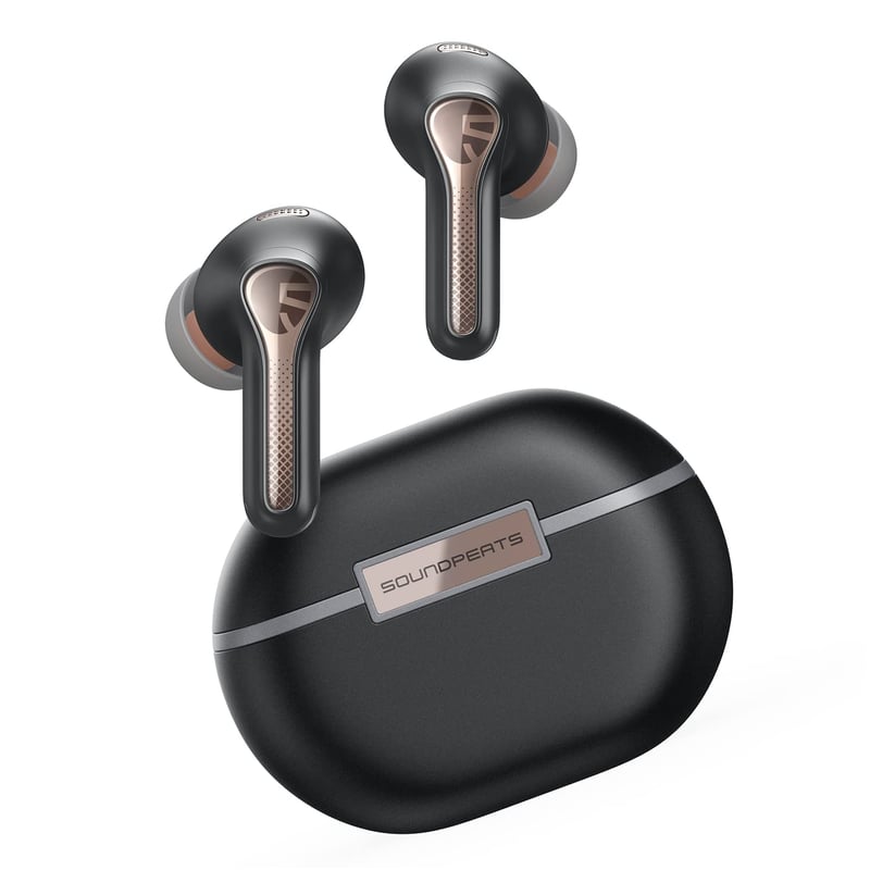 SoundPEATS Capsule3 Pro Bluetooth slušalice - 43dB Hibridni ANC, Hi-Res zvuk s LDAC-om, 6 mikrofona, 52 sata trajanja baterije, upravljanje putem aplikacije, Veze