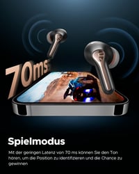 SoundPEATS Capsule3 Pro Bluetooth Fülhallgató - 43dB Hibrid ANC, Hi-Res Hang LDAC-kel, 6 Mikrofon, 52 Órás Üzemidő, Alkalmazásvezérlés, Veze 7