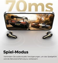 SoundPEATS Capsule3 Pro+ Bluetooth Fülhallgató Hi-Res LDAC Hangzással, Aktív Zajszűrés, XMEMS Meghajtó, 6 Mikrofon, 43 Órás Üzemidő, Alkalma 7