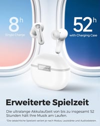 SoundPEATS Capsule3 Pro Hi-Res Bluetooth Fülhallgató - 43dB Hibrid Zajszűrés, 52 Órás Üzemidő, Érintésvezérlés, Vízálló, Sportra 6