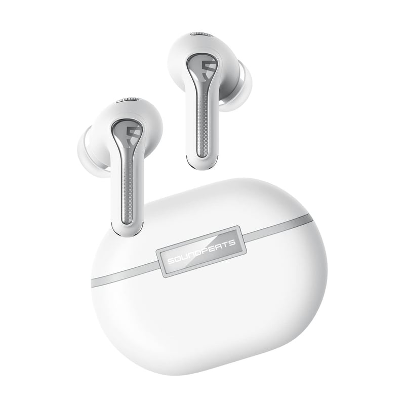 SoundPEATS Capsule3 Pro Hi-Res Bluetooth Slušalice - 43dB Hibridno poništavanje buke, 52 sata trajanja baterije, Kontrola na dodir, Vodootporne, Za sport