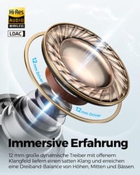 SoundPEATS Capsule3 Pro Hi-Res Bluetooth Fülhallgató - 43dB Hibrid Zajszűrés, 52 Órás Üzemidő, Érintésvezérlés, Vízálló, Sportra 3