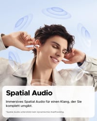 SoundPEATS PearlClip Pro Bluetooth Fülhallgató, Fülre Csíptethető, 5.4 Bluetooth, 3D Hangzás, 24 Órás Üzemidő, Gyorstöltés, IPX5 Vízálló, 12 4