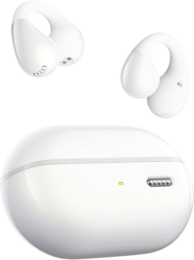 SoundPEATS PearlClip Pro Bluetooth Fülhallgató, Fülre Csíptethető, 5.4 Bluetooth, 3D Hangzás, 24 Órás Üzemidő, Gyorstöltés, IPX5 Vízálló, 12