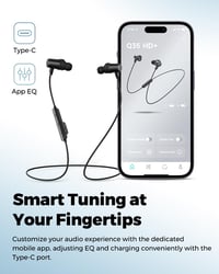 SoundPEATS Q35 HD+ nyakpántos Bluetooth 5.2 sport fülhallgató aptX HD, IPX5, 17 óra 6