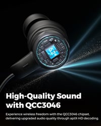 SoundPEATS Q35 HD+ nyakpántos Bluetooth 5.2 sport fülhallgató aptX HD, IPX5, 17 óra 3