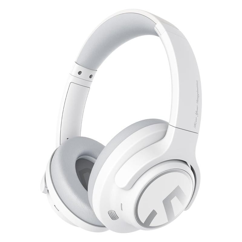 Căști over-ear fără fir SoundPEATS Space cu anulare activă a zgomotului (ANC), Bluetooth 5.3, microfon pliabil, conexiune multipoint, autonomie 123 ore, drivere 40 mm