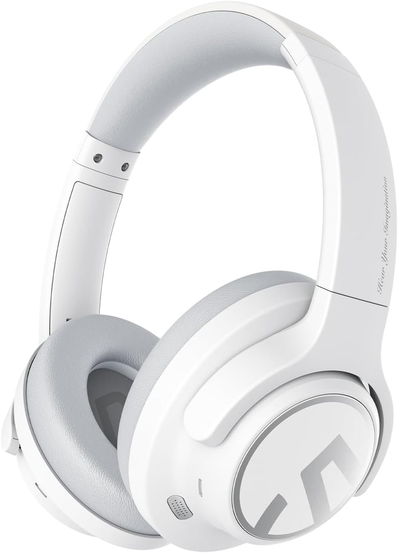 SoundPEATS Space Hybrid aktív zajszűrős fülfedő Bluetooth 5.3 vezeték nélküli fejhallgató kihajtható mikrofon multipoint 123 óra 40 mm