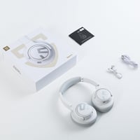 SoundPEATS Space Hybrid aktív zajszűrős fülfedő Bluetooth 5.3 vezeték nélküli fejhallgató kihajtható mikrofon multipoint 123 óra 40 mm 8