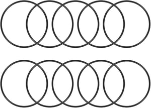 sourcing map nitril gumi O-gyűrű tömítés, 52 mm külső / 48 mm belső átmérő, 2 mm, 10 db