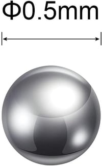 sourcing map 2000 db 0,5 mm rozsdamentes acél golyó G100 precíziós csapágy 2