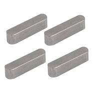 sourcing map privjesak za ključeve od nehrđajućeg čelika 304, 20x5x5 mm - 4 komada 1