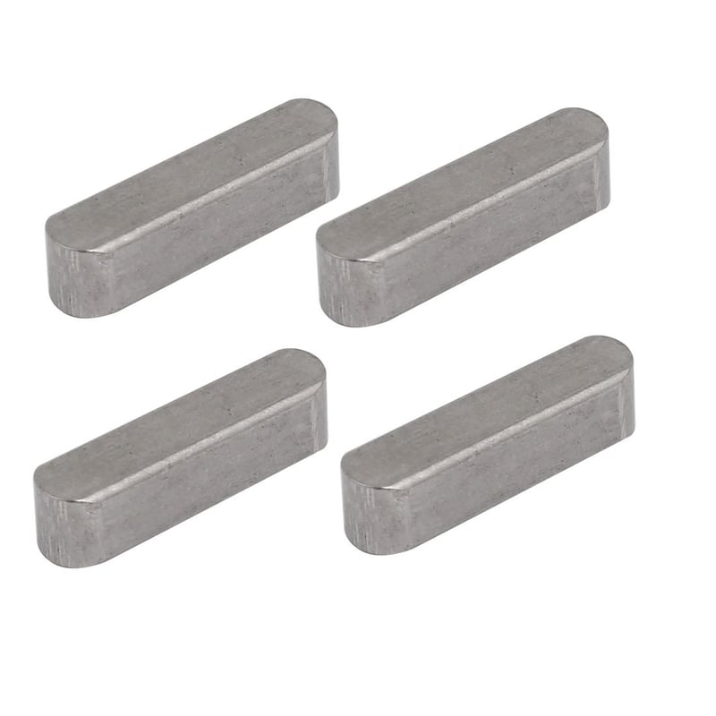 sourcing map privjesak za ključeve od nehrđajućeg čelika 304, 20x5x5 mm - 4 komada