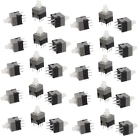 sourcing map 30x8,5mm DIP Nyomógomb Takt Kapcsoló Áramköri Elem 1