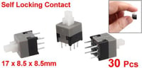 sourcing map 30x8,5mm DIP Nyomógomb Takt Kapcsoló Áramköri Elem 2