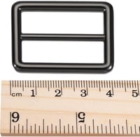 sourcing map 4 db Állítható Fém Csatpánt 32 mm Fekete Rögzítő 2