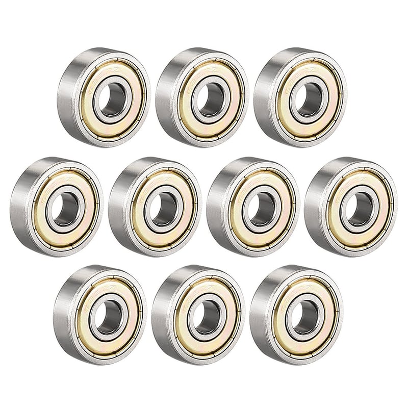 sourcing map 626ZZ Golyóscsapágy 6x19x6mm Dupla Védelem 10db Szett