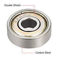 sourcing map 626ZZ Golyóscsapágy 6x19x6mm Dupla Védelem 10db Szett 6