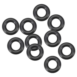 sourcing map O-prsten od fluoroelastomera, crni - 6x13x3,5 mm - 10 kom.